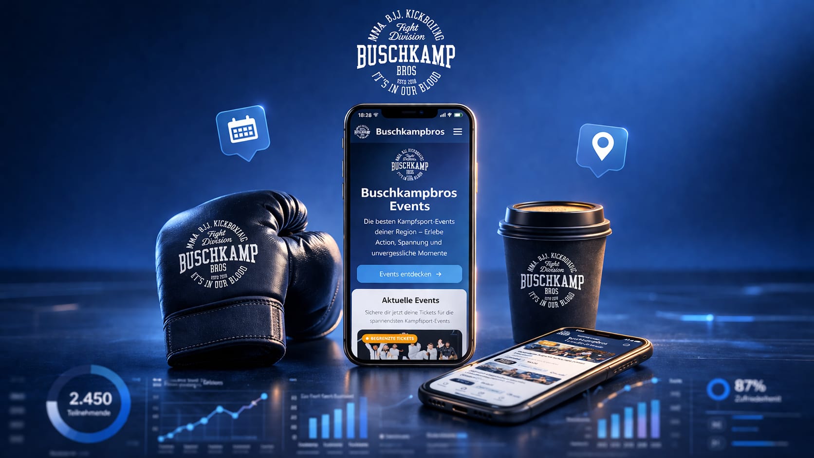 BuschkampBros – Kampfsport Event-System mit Dashboard und App